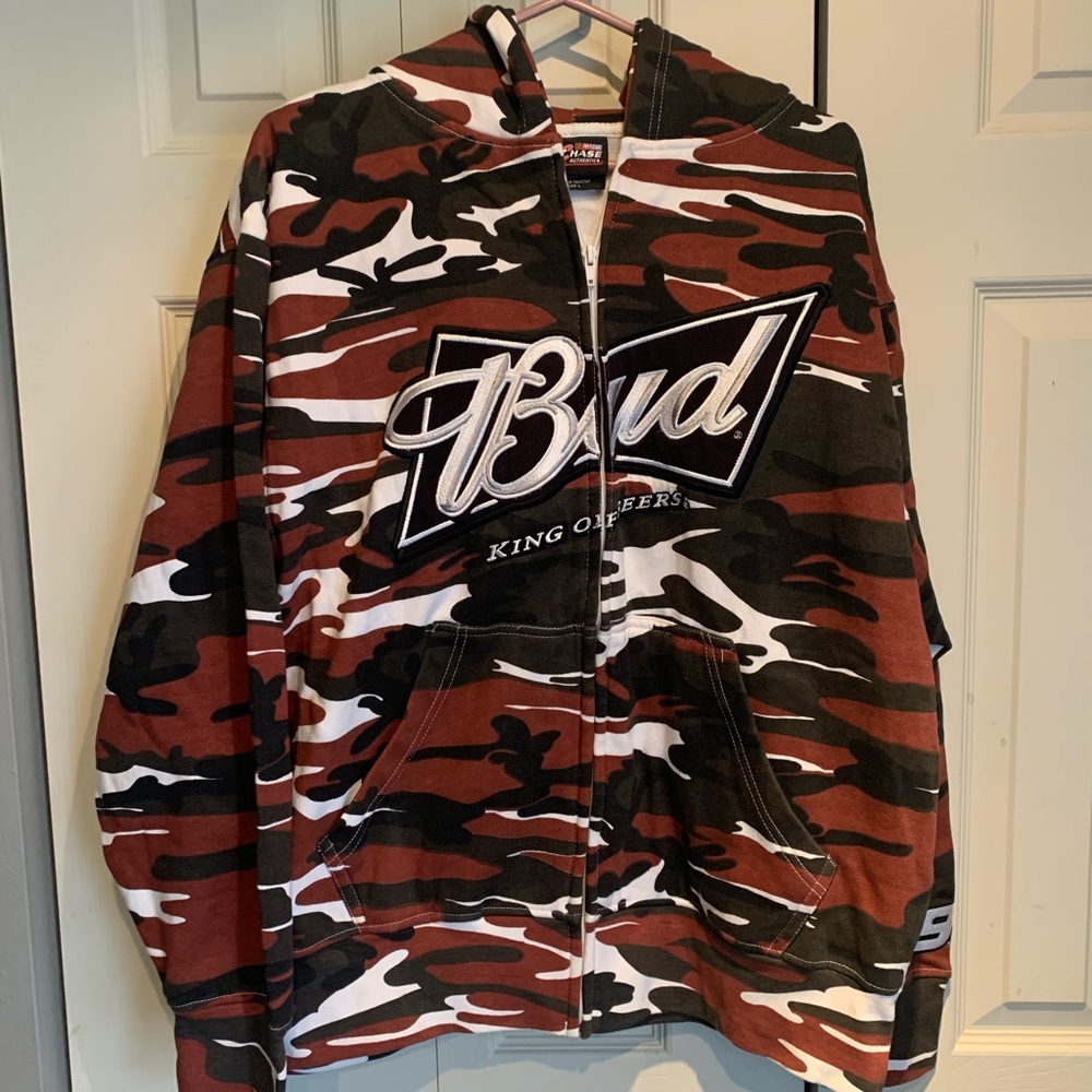 Bud weiser zip up